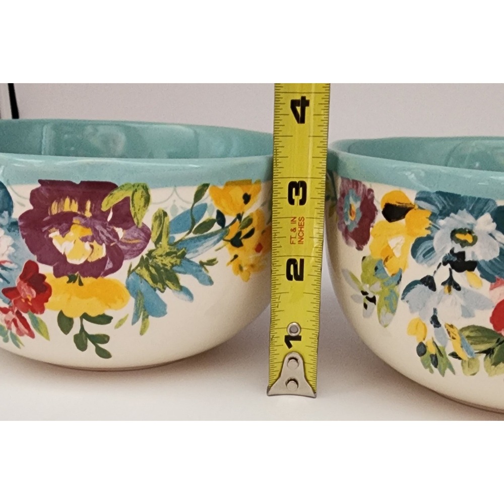 The Pioneer Woman Sweet Romance Blossoms Salad Cereal Bowls 2pc 6in Floral 2020 - Picture 6 of 7
